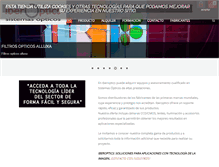 Tablet Screenshot of iberoptics.com